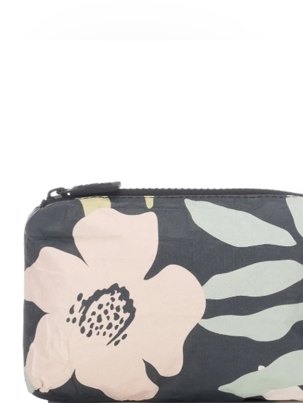 ALOHA Collection Mini Flora Eve Pouch - Light Blue & White